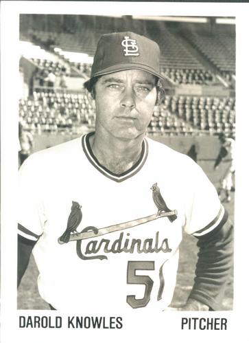 1979 St. Louis Cardinals Photos 5x7 #NNO Darold Knowles Front