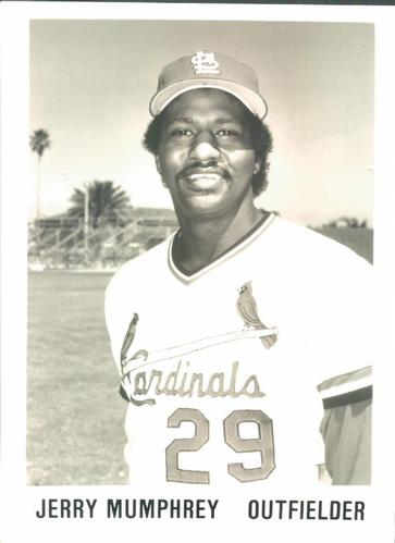 1979 St. Louis Cardinals Photos 5x7 #NNO Jerry Mumphrey Front