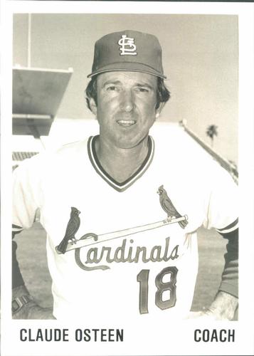 1979 St. Louis Cardinals Photos 5x7 #NNO Claude Osteen Front