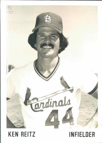 1979 St. Louis Cardinals Photos 5x7 #NNO Ken Reitz Front