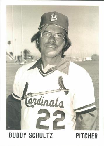 1979 St. Louis Cardinals Photos 5x7 #NNO Buddy Schultz Front