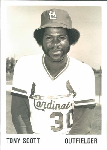 1979 St. Louis Cardinals Photos 5x7 #NNO Tony Scott Front
