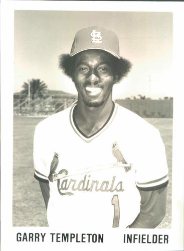 1979 St. Louis Cardinals Photos 5x7 #NNO Garry Templeton Front