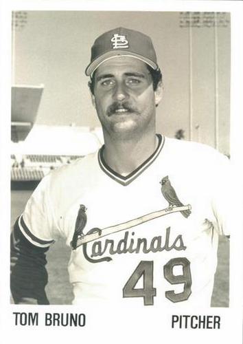1979 St. Louis Cardinals Photos 5x7 #NNO Tom Bruno Front