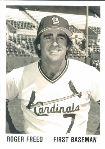 1979 St. Louis Cardinals Photos 5x7 #NNO Roger Freed Front