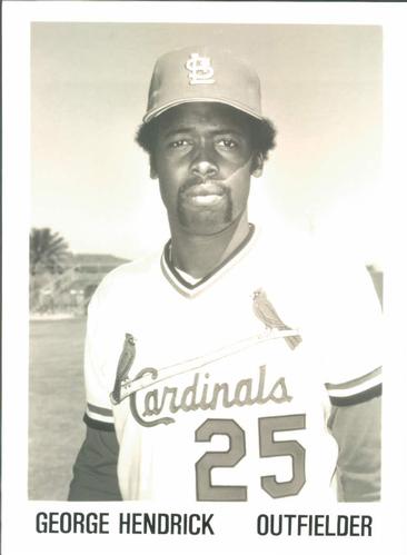 1979 St. Louis Cardinals Photos 5x7 #NNO George Hendrick Front