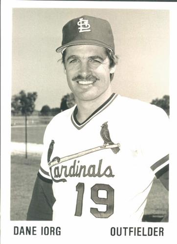 1979 St. Louis Cardinals Photos 5x7 #NNO Dane Iorg Front