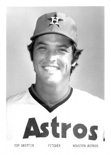 1976 Houston Astros 5x7 Photos #NNO Tom Griffin Front