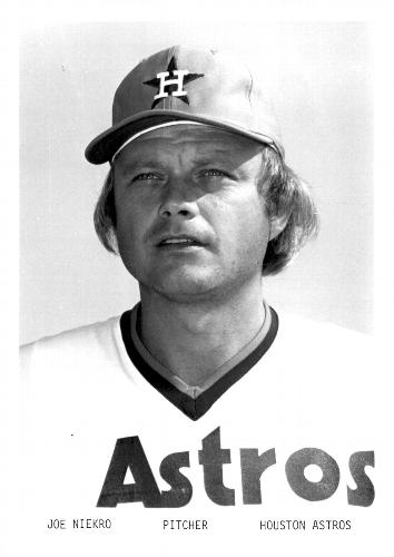 1976 Houston Astros 5x7 Photos #NNO Joe Niekro Front