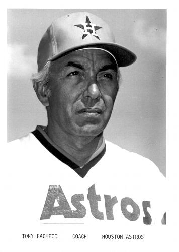 1976 Houston Astros 5x7 Photos #NNO Tony Pacheco Front