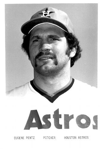 1976 Houston Astros 5x7 Photos #NNO Gene Pentz Front