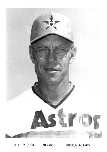 1976 Houston Astros 5x7 Photos #NNO Bill Virdon Front