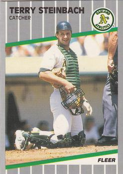 1989 Fleer - Glossy #22 Terry Steinbach Front