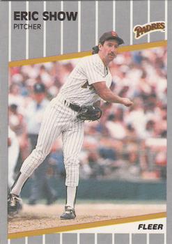 1989 Fleer - Glossy #317 Eric Show Front