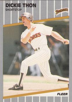 1989 Fleer - Glossy #320 Dickie Thon Front
