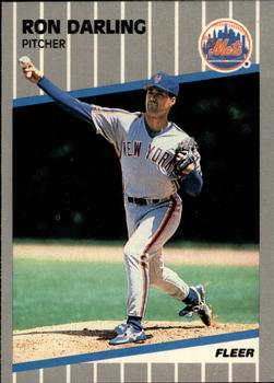 1989 Fleer - Glossy #32 Ron Darling Front
