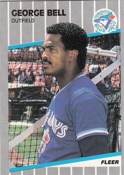 1989 Fleer - Glossy #226 George Bell Front