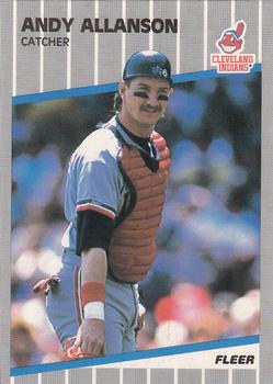 1989 Fleer - Glossy #396 Andy Allanson Front