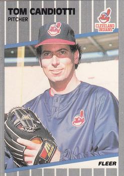 1989 Fleer - Glossy #399 Tom Candiotti Front