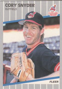 1989 Fleer - Glossy #412 Cory Snyder Front