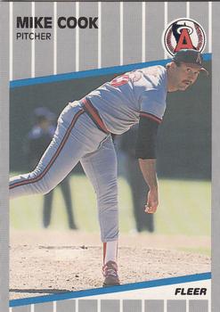 1989 Fleer - Glossy #472 Mike Cook Front