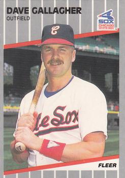 1989 Fleer - Glossy #496 Dave Gallagher Front