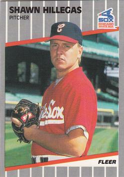 1989 Fleer - Glossy #498 Shawn Hillegas Front