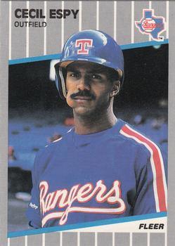 1989 Fleer - Glossy #517 Cecil Espy Front