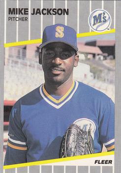 1989 Fleer - Glossy #550 Mike Jackson Front