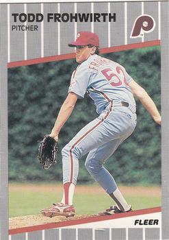 1989 Fleer - Glossy #567 Todd Frohwirth Front