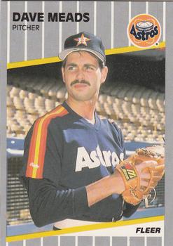 1989 Fleer - Glossy #362 Dave Meads Front