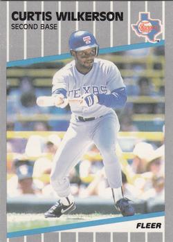 1989 Fleer - Glossy #535 Curtis Wilkerson Front