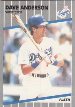 1989 Fleer - Glossy #53 Dave Anderson Front