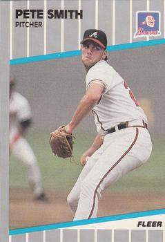 1989 Fleer - Glossy #600 Pete Smith Front