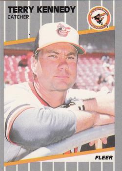1989 Fleer - Glossy #610 Terry Kennedy Front