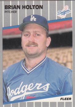 1989 Fleer - Glossy #63 Brian Holton Front