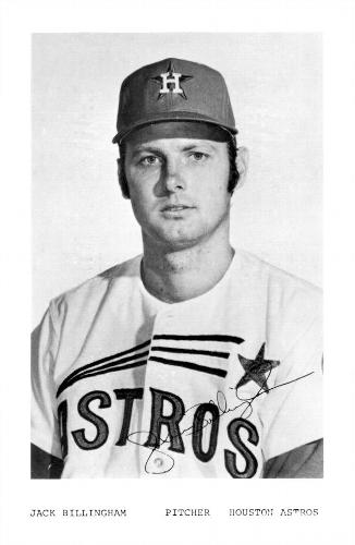 1971 Houston Astros Photocards #NNO Jack Billingham Front