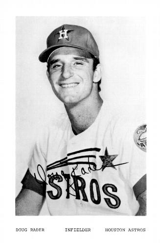 1971 Houston Astros Photocards #NNO Doug Rader Front