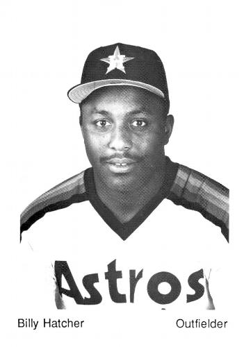 1987 Houston Astros Photocards Reprints #NNO Billy Hatcher Front