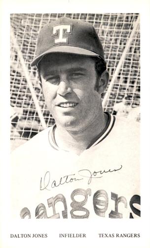 1972 Texas Rangers Photocards #NNO Dalton Jones Front