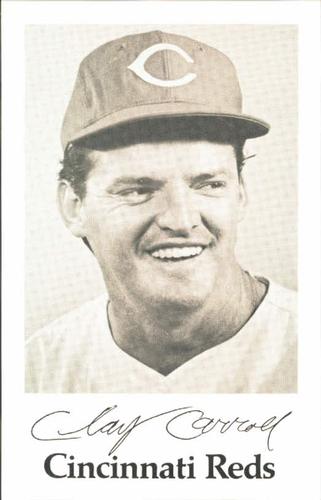 1971 Cincinnati Reds Photocards #NNO Clay Carroll Front