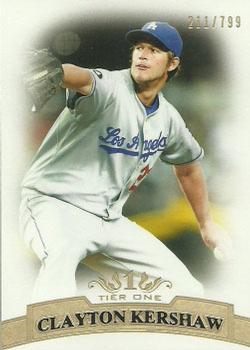 2011 Topps Tier One #18 Clayton Kershaw Front