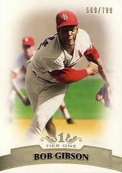2011 Topps Tier One #45 Bob Gibson Front