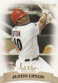 2011 Topps Tier One #74 Justin Upton Front
