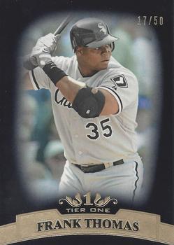 2011 Topps Tier One - Black #35 Frank Thomas Front