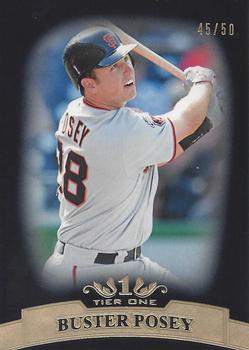 2011 Topps Tier One - Black #38 Buster Posey Front