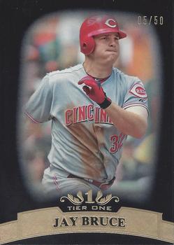 2011 Topps Tier One - Black #62 Jay Bruce Front