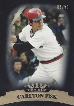 2011 Topps Tier One - Black #72 Carlton Fisk Front