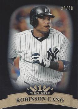 2011 Topps Tier One - Black #75 Robinson Cano Front
