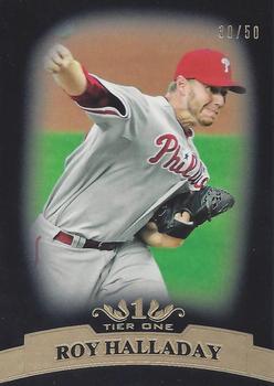 2011 Topps Tier One - Black #82 Roy Halladay Front